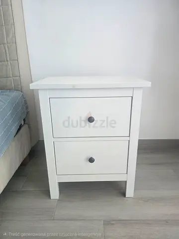 HEMNES 2pc Bedside Table Chest of 2 drawers