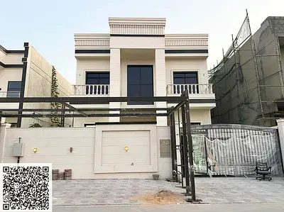 🏡 Luxury classic villa for sale in Al Yasmeen - Ajman | Ground + first + roof | 5 rooms | Private pool