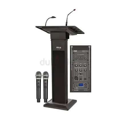 Ahuja ASL3000R PA Lectern 90W w/ 2 Hanheld Wireless Mic - Brand New