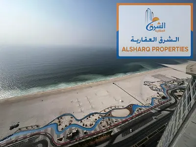 Two bedrooms and a living room in the Residence Towers, with two bathrooms, parking, a swimming pool, and a gym inside the tower.