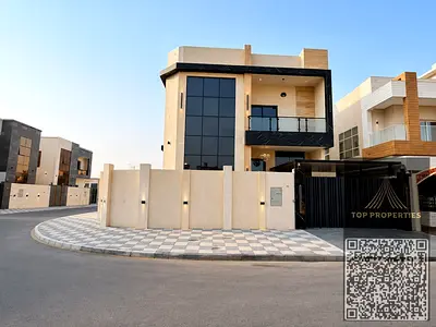 الياسمين – عجمان ___ فيلا كورنر | 6 غرف نوم ماستر | طابقين وروف | بموقع استراتيجي