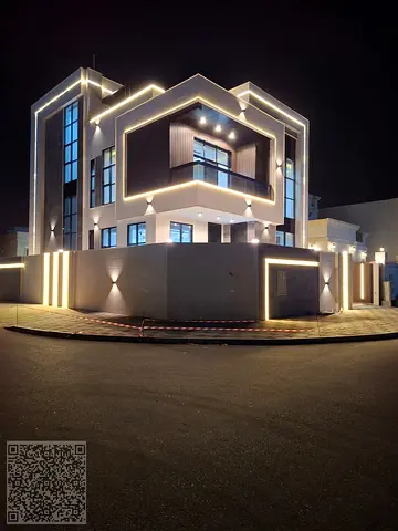 Luxury Corner 5BR Villa for Sale in Ajman | AED 2.05M | Stone Facade | Private Pool | Maid’s Room | 3,014 Sq. Ft. | Ready to Move In