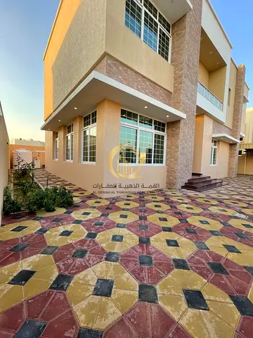 First Occupancy Villa for Sale in Al Azra Sharjah 5,703 SqFt 5 Master Bedrooms Elevator Freehold fo