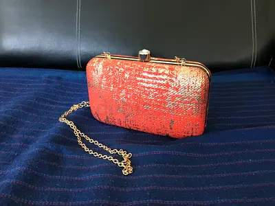 NAVYA Party Clutch Silk Purse