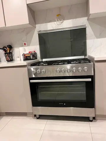 Stainless Steel 5-Burner Gas Range Cooker with Oven - Gorenje (Used)
