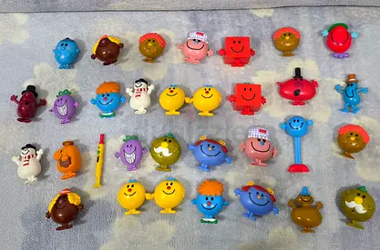 Mr man figure and little miss , McDonald's toys
