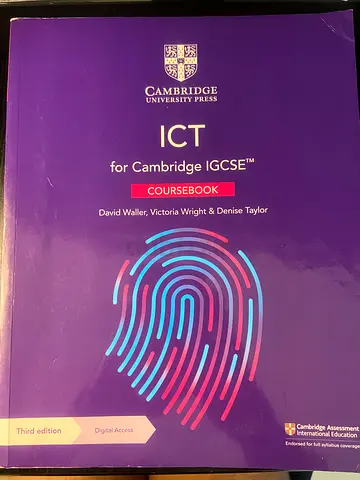 Cambridge IGCSE ICT Textbook