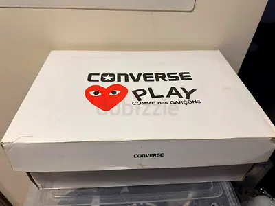 Converse Play × Comme des Garçons shoe box (used) - white