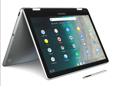 Samsung Chromebook Plus V2_TouchScreen+Convertible_Built-in-Stylus_RAM 4 GB_SSD 128 GB_Full HD