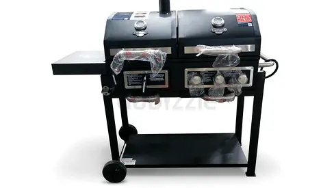 UniFlame Classic Gas and Charcoal Combo Grill Brand New