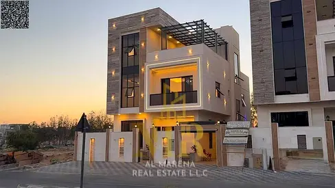 * A Once-in-a-Lifetime Opportunity | Luxury 3-Story Villa with Hotel Finishes for Sale in Al Helio 2 - Ajman** Acquire a complete family residence sui