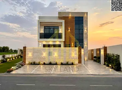 Luxury villa – registration fees included – in a prime location – close to all amenities – excellent finishing – the best in Ajman