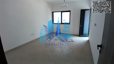 A one-bedroom apartment with a living room is available for annual rent in Al Nuaimiya 1, Ajman; th