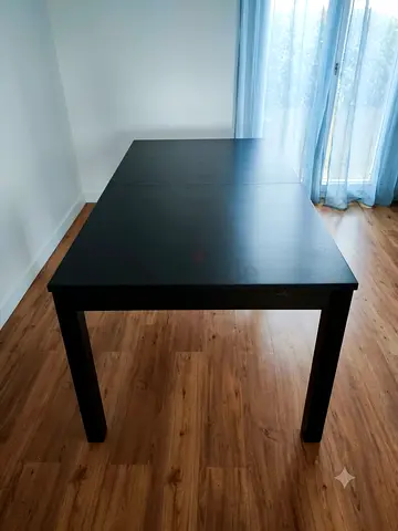 Dark Wood Extendable Dining Table - Good Condition