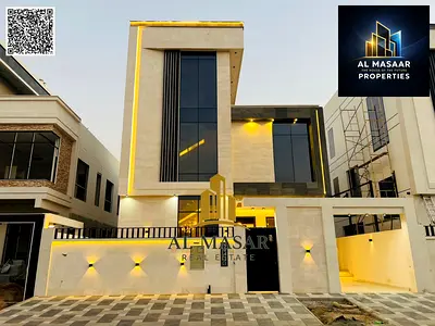 فيلا مودرن بالياسمين طابقين وروف قريبه من جميع الخدمات تملك حر لجميع الجنسيات