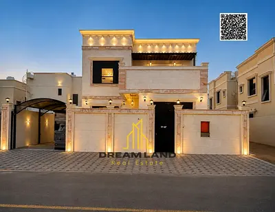 Modern villa next to Al Qabail Mall and overlooking Sheikh Mohammed Bin Zayed Road, prime location, registration fees included