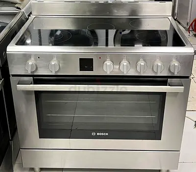 Bosch latest model electric ceramic 5 hobs stove oven fan cooking range 90x60 touch screen