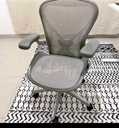 Herman Miller Ergonomic Mesh Office Chair - Grey, Good Condition