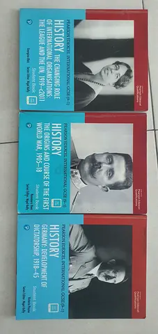 Set of 3 Pearson Edexcel International GCSE History Textbooks