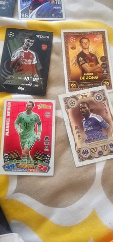 Topps Match Attax All 4 Special Cards – Drogba, Neuer, Havertz & de jong