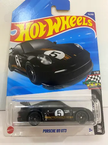 Hot Wheels Porsche 911 GT3 black