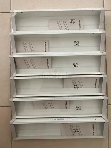 Set of 6 IKEA Mosslanda Wooden Shelves BRAND NEW