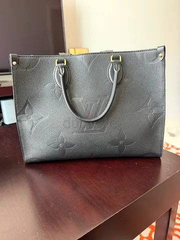 Louis Vuitton - GM - Black - On the Go - Excellent condition - With box, dust bag, receipt