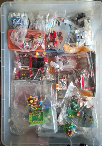 Built Lego collection with manual
