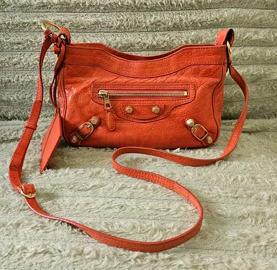 Authentic Balenciaga Hip crossbody handbag with adjustable strap