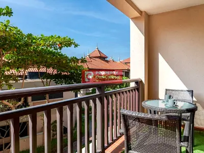 Stylish 1BR |Pool View |Balcony |Royal Amwaj South