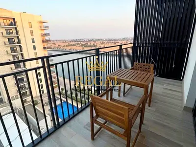 إطلالة جزئية على القناة | غرفة نوم واحدة مفروشة بالكامل | طابق مرتفع