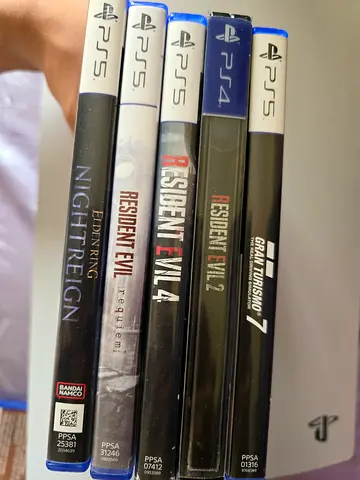 Bundle of PS5 & PS4 Games — Gran Turismo 7, Resident Evil series, Elden Ring DLC
