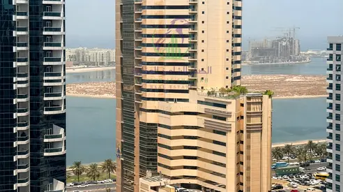 3-Bedroom Apartment in Al Taawun, Sharjah with Sea View, Balcony, Maid’s Room, 3 Bathrooms, Free Parking and 4 Cheques.
