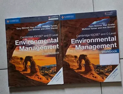 Cambridge IGCSE & O Level Environmental Management Coursebook + Workbook (Set)