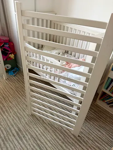 Kendall Cribs from Pottery Barn + mattresses