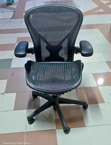 Herman Miller Ergonomic Mesh Office Chair with Adjustable Armrests (Used)