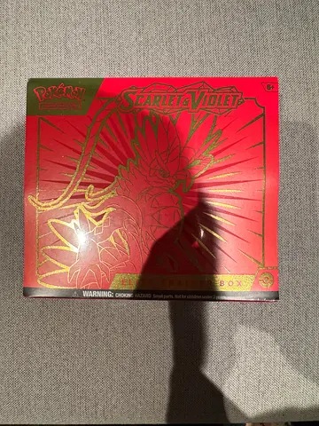 Pokemon Scarlet and Violet Koraidon Elite Trainer Box ETB