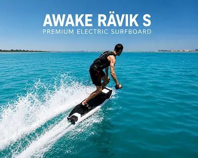 AWAKE RÄVIK S Electric Surfboard + XR 4 Battery | Like New | 16-Month Warranty