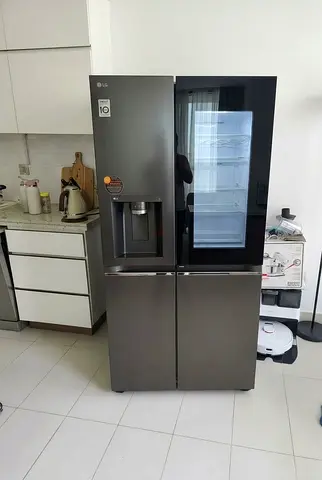 LG instaview Side by Side Refrigerator 634 Litres GR-X267CQES