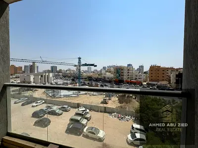 Two bedrooms and a living room with an open view for annual rent in Al Nuaimiya 1 - Al Nuaimiya Tower 1