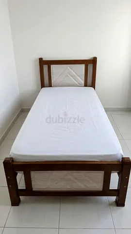 Single Bed with mattress (2 available)