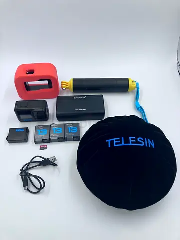 GoPro HERO13 Black + 4 Batteries + 256GB Extreme Pro + TELESIN Dome Port