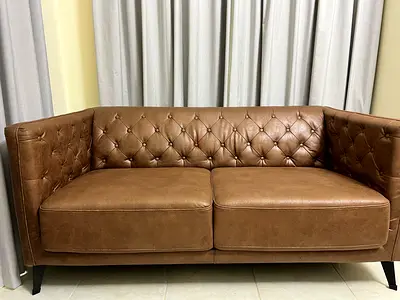 Leather sofa