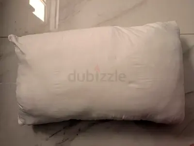 Used white sleeping pillow - excellent condition - still as new
