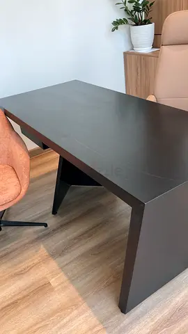Minimalist Black Office Desk - Brand New & Good Condition 50% off original price