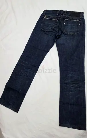 Authentic Gucci Dark -washed Men's Skinny Fit Denim Blue Pants — size 46, used
