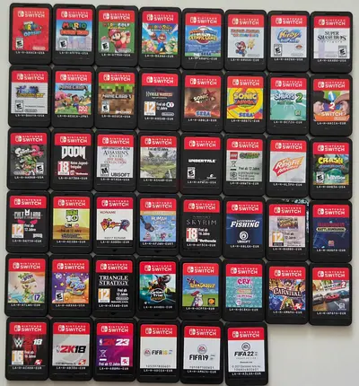 Nintendo Switch game mario Minecraft pokemon doom Splatoon fifa sonic Hyrule Warriors street fighter