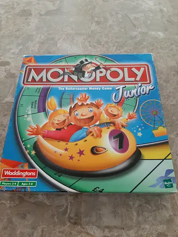 Monopoly Junior board game - Waddingtons (good condition)