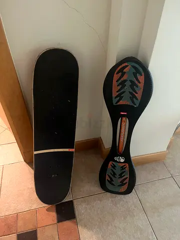 Skateboard wave board