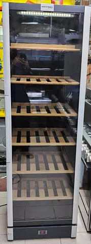 Vestfrost latest model 191 bottle wine fridge dual temperature wooden shelves freestanding